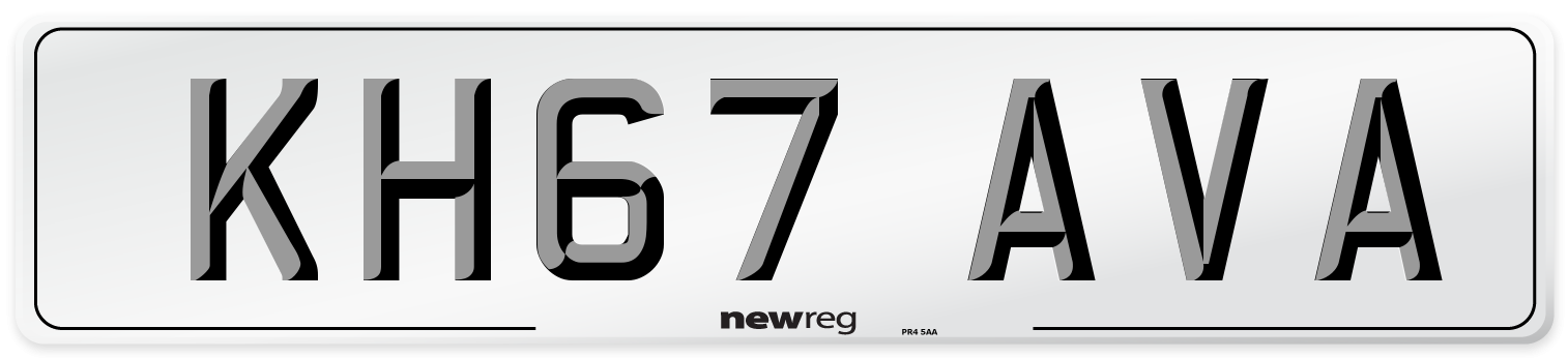 KH67 AVA Number Plate from New Reg